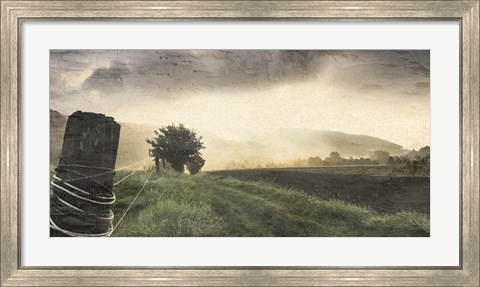 Framed Sunset Farm Print