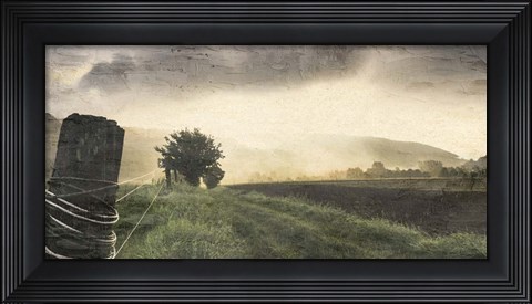 Framed Sunset Farm Print