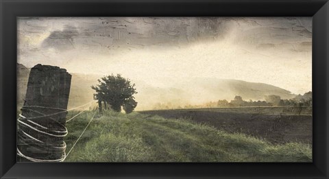 Framed Sunset Farm Print