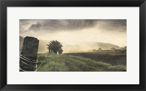 Framed Sunset Farm Print