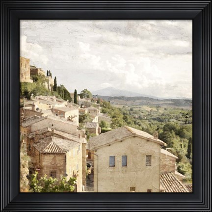 Framed Tuscan Hillside Print