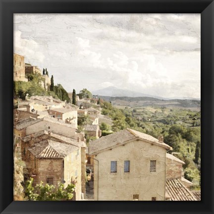 Framed Tuscan Hillside Print