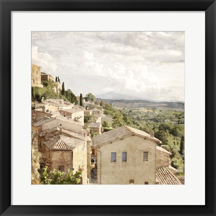 Framed Tuscan Hillside Print