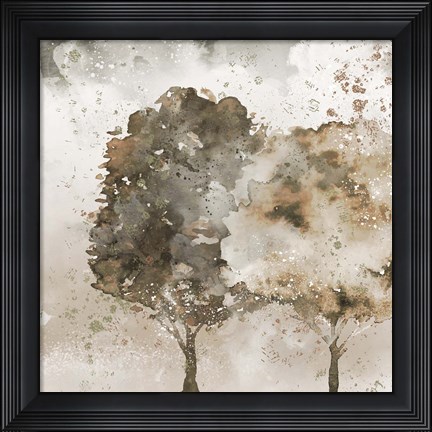 Framed Two Trees Print