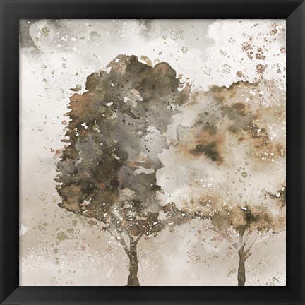 Framed Two Trees Print