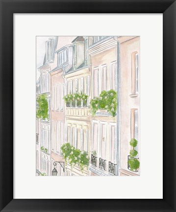 Framed My View In Paris Print