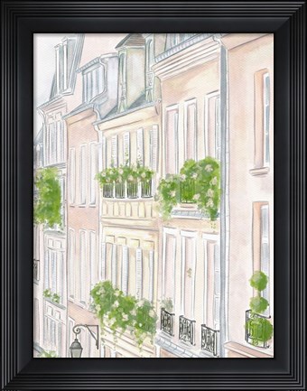 Framed My View In Paris Print