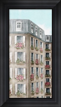 Framed Sunlight In Paris Print