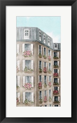 Framed Sunlight In Paris Print