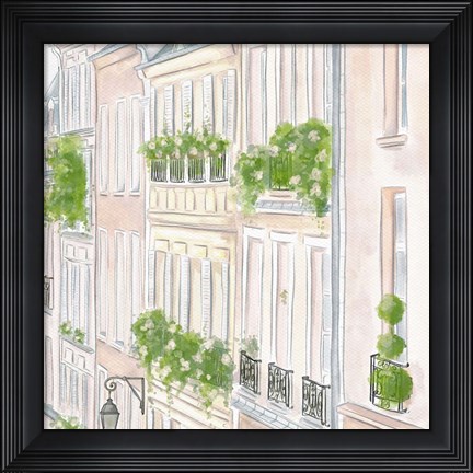Framed View In Paris Print