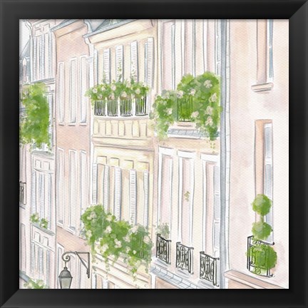 Framed View In Paris Print