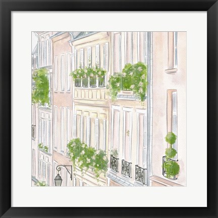 Framed View In Paris Print