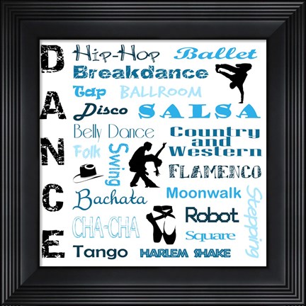 Framed Dance 2 Print