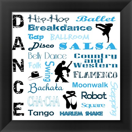 Framed Dance 2 Print