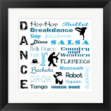 Framed Dance 2 Print