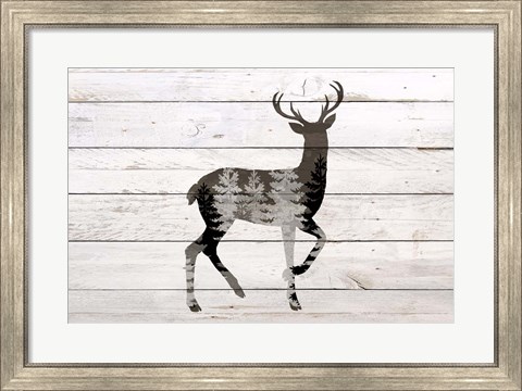 Framed Deer 1 Print