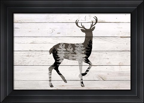 Framed Deer 1 Print