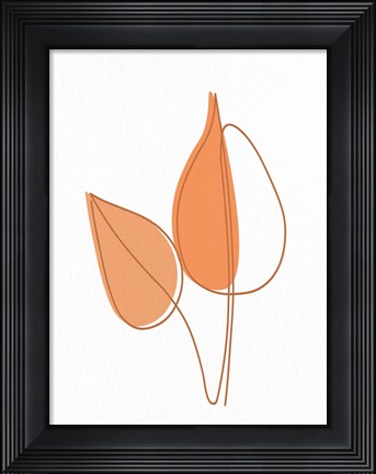 Framed Shades of Orange 2 Print