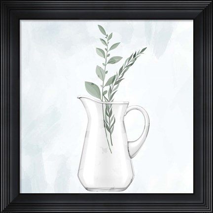 Framed Glass Vase 1 Print