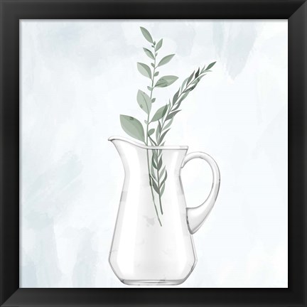 Framed Glass Vase 1 Print