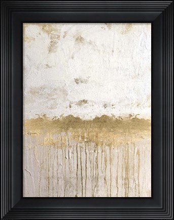 Framed Metallic Spill 1 Print
