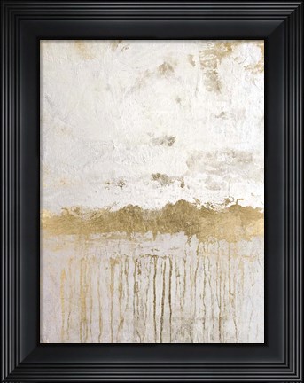 Framed Metallic Spill 2 Print