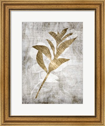 Framed Modern Foliage 1 Print