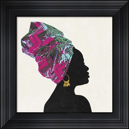 Framed Kente 1 Print