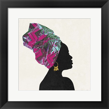 Framed Kente 1 Print