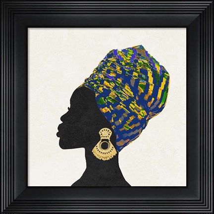 Framed Kente 2 Print