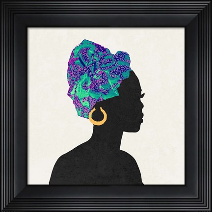 Framed Kente 3 Print