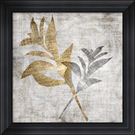 Framed Modern Foliage 4 Print