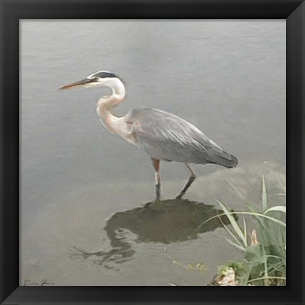 Framed Crane Print