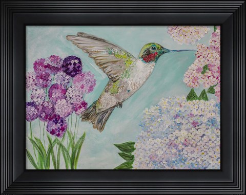 Framed Feeding Spring Friend Print