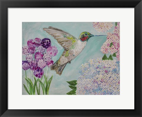 Framed Feeding Spring Friend Print