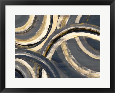 Framed Semi Circles Print