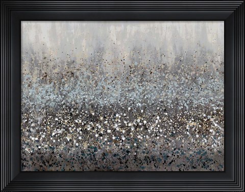 Framed Drip Field 1 Print