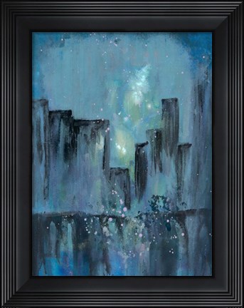 Framed City Nights 1 Print