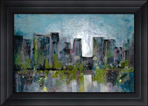 Framed City Glow Print