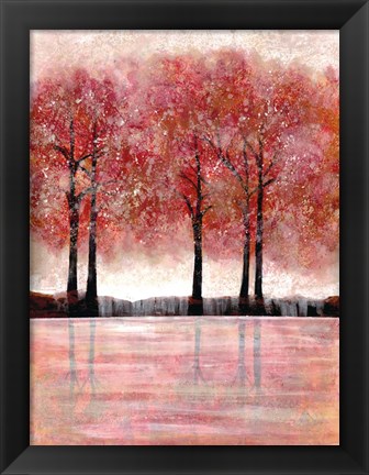 Framed Forest Heat 1 Print
