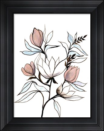 Framed Rising Sprout 1 Print