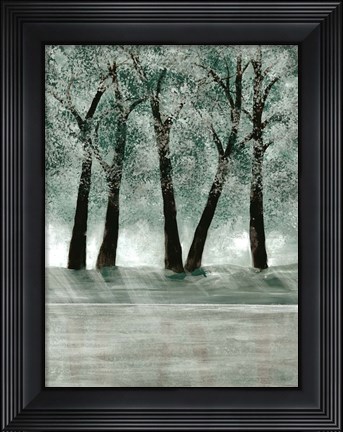 Framed Green Forest 3 Print