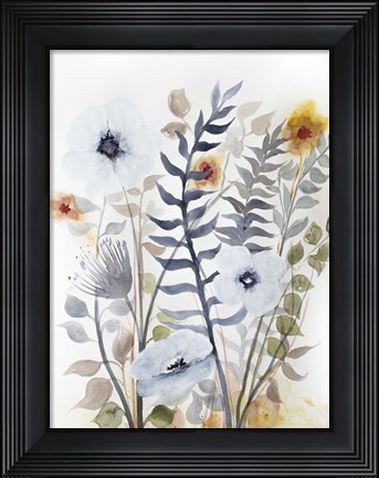 Framed Floral Embrace 2 Print