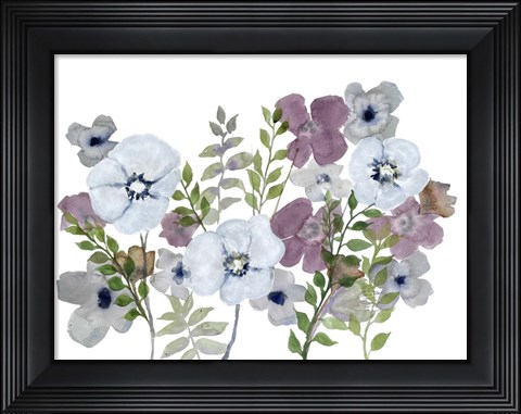 Framed Floral Gossip 3 Print