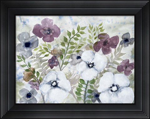 Framed Floral Gossip 2 Print