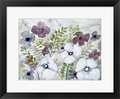 Framed Floral Gossip 2 Print