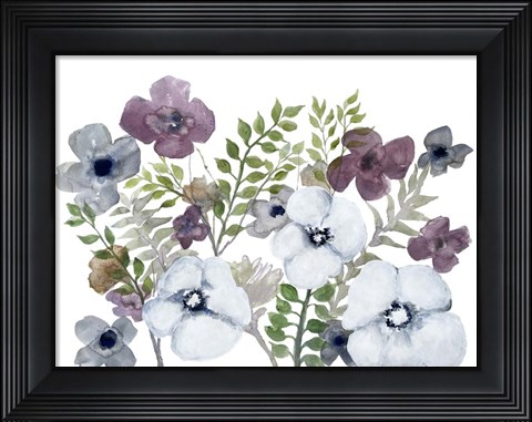 Framed Floral Gossip 4 Print