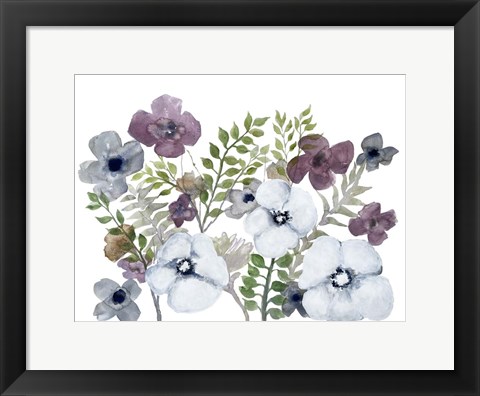 Framed Floral Gossip 4 Print