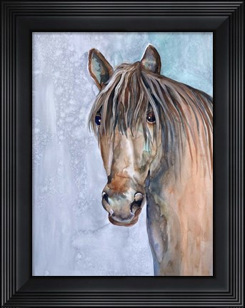 Framed Gentle Stallion 2 Print