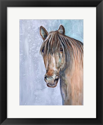 Framed Gentle Stallion 2 Print